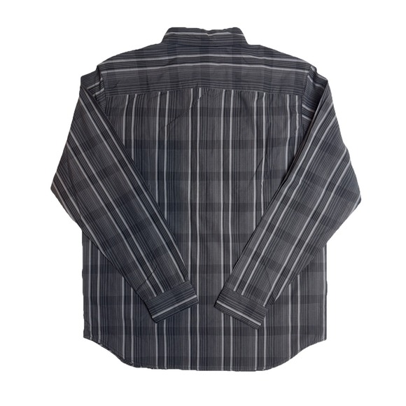 Columbia Roger's Peak Printed Long Sleeve Grey Plaid Button Down Mens Medium - Picture 2 of 9